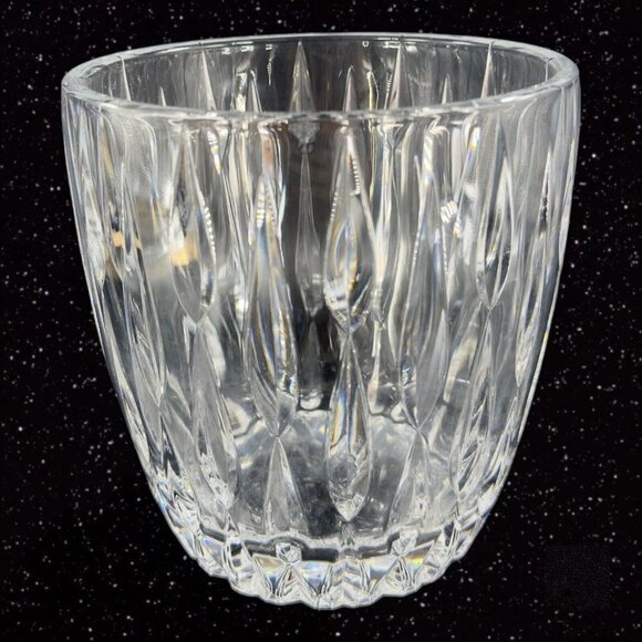 Marquis by Waterford Rainfall Crystal Ice Bucket Clear Thick Glass Vintage - Picture 12 of 13